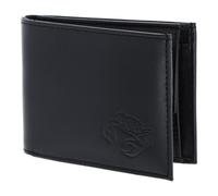 oxmox Leather Porte-monnaie Protection RFID Cuir véritable 11 cm noir