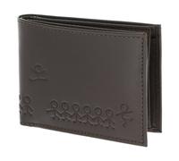 oxmox Leather Porte-monnaie Protection RFID Cuir véritable 11 cm vert