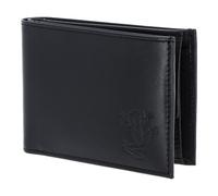 oxmox Leather Porte-monnaie Protection RFID Cuir véritable 11 cm violet