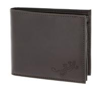 oxmox Leather Porte-monnaie Protection RFID Cuir véritable 12 cm olive
