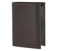 oxmox Leather Porte-monnaie Protection RFID Cuir véritable 10 cm brun