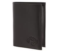 oxmox Leather Porte-monnaie Protection RFID Cuir véritable 13 cm brun
