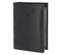 oxmox Leather Porte-monnaie Protection RFID Cuir véritable 13 cm gris