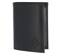 oxmox Leather Porte-monnaie Protection RFID Cuir véritable 13 cm gris