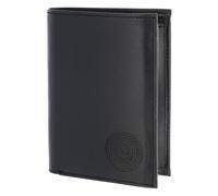 oxmox Leather Porte-monnaie Protection RFID Cuir véritable 13 cm gris