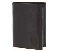 oxmox Leather Porte-monnaie Protection RFID Cuir véritable 10 cm olive