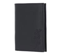 oxmox Porte-monnaie noir en cuir pour femme et homme - Leather RFID Protect Kombibörse Lizard 175522