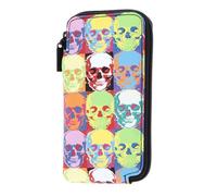 oxmox Porte-monnaie rouge jaune pour femme - New Cryptan Mobile Wallet Pop Art 43906