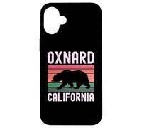 Oxnard California Bear Retro Ventura County Beach 805 PCH Coque pour iPhone 16 Plus