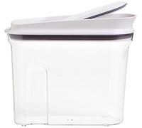 OXO 11113900 Boite Pop Céréale 2,5 L 11113900 | Fermeture hermétique à bouton-poussoir, rangement empilable, coins arrondis pour verser facilement