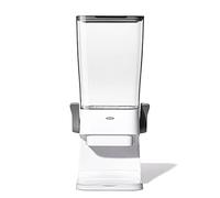 OXO 11125700 Distributeur de céréales pour comptoir, plastique, silicone, transparent/blanc