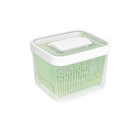 OXO Good Grips - Boîte de conservation GreenSaver - Boîte de rangement pour le frigo - Vert - 4 L