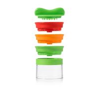 OXO 11194200MLNYK Coupe-spirale manuel, vert/rouge/orange