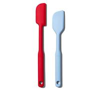 OXO 11299800 Piece Silicone Spatula Good Grips Lot de 2 grattoirs à pâte en silicone Rouge