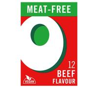 OXO 12 cubes de bouillon végétaliens sans viande aromatisés au bœuf, 71 g (1 pièce)