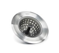 Oxo 1308200V7MLNYK Couvercle d'évier Plastique/Silicone Argent 11.2 x 11.2 x 4.1 cm