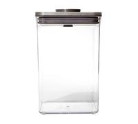 Oxo - Boã®Te De Conservation Pop Carrã©E Avec Couvercle En Inox 4,2 L - Blanc