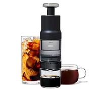 OXO Cafetière Brew Rapid — manuelle portable, filtre inox, intensité réglable, sans dosettes