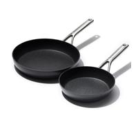OXO Ceramic Professional set de poêles antiadhésives 20 cm et 26 cm | revêtement céramique renforcé diamant sans PFAS, aluminium anodisé dur, compatibles induction, four 200 °C, lave-vaisselle