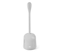 OXO Good Grips, Brosse à WC compacte grise avec support, Nettoyant WC, Gris