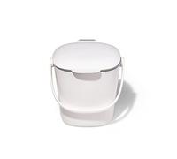 OXO Good Grips Bac à Compost - Poubelle Compost pour la Cuisine - Anti-odeurs - Blanc - 2,8 L