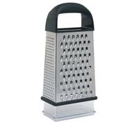 OXO Good Grips Râpe 4 faces - Râpe pour la cuisine avec récupérateur - Acier inoxydable