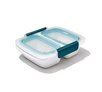 OXO Good Grips Boîte hermétique à Compartiments Prep & Go, 470 ML | Deux compartiments qui ferment hermétiquement pour des préparations, un transport étanches, Pour maîtriser ses quantités