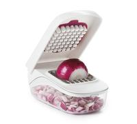 OXO Good Grips - Coupe-légumes avec récupérateur - Trancheuse Manuelle - Blanc