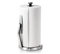 OXO Good Grips Dérouleur d'essuie-Tout SimplyTear, Support à essuie-Tout en INOX, Gris