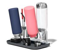 OXO Good Grips – Égouttoir pour bouteilles et gourdes – Cadre en aluminium – Gris