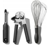 OXO GOOD GRIPS ENSEMBLE D'ACCESSOIRES DE CUISINE 3 PIÈCES ÉPLUCHEUR OUVRE-MOUSTI