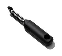 OXO Good Grips - Éplucheur à tomates et à peaux fines - Économe à légumes dentelé en inox - Noir