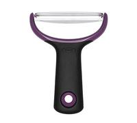 OXO Good Grips - Éplucheur de préparation pour grands légumes - Économe à légumes en inox - Noir et violet