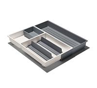 OXO Good Grips Grand organiseur de tiroir de cuisine extensible | Grand compartiment Pour les ustensiles de cuisine aux formes irrégulières ou aux manches longs, fonction des ustensiles qui