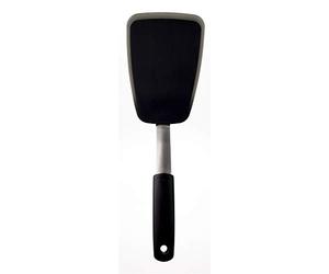 OXO Good Grips Grande spatule flexible en silicone | Résistante à la chaleur, sûre pour les surfaces antiadhésives, Bords fins et flexibles pour retourner les œufs