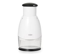 OXO Good Grips - Hachoir manuel - Râpeuse et trancheuse à légumes - Lames en inox - Blanc