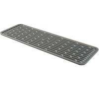 OXO Good Grips, Tapis de séchage en silicone pour verres, Tapis pour l'évier de cuisine, Égouttoir à vaisselle, Gris