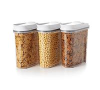 OXO Good Grips Lot de 3 distributeurs de céréales hermétiques POP Transparent