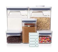 OXO Good Grips Lot de 8 boîtes à pâtisserie avec 5 étiquettes