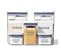 OXO Good Grips Lot de 8 récipients pré-étiquetés pour pâtisserie POP