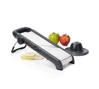 OXO Good Grips - Mandoline Chef professionnelle -Coupe-légumes en inox à épaisseur de tranche réglable - Gris