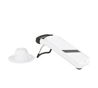 OXO Good Grips - Mandoline Simple - Mandoline de Cuisine en INOX à épaisseur de Tranche réglable - Blanc
