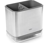 OXO Good Grips – Égouttoir à couverts / organiseur d'évier – Acier inoxydable – démontable