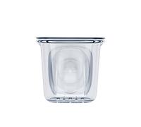 OXO Good Grips - Panier à ventouse StrongHold pour salle de bain, Panier de rangement pour la salle de bain, Transparent