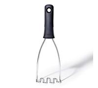 OXO Good Grips - Presse-purée - Presse-purée manuel en inox - Noir | Tête en acier inoxydable robuste pour écraser les pommes de terre, légumes-racines et fruits, Outil de cuisine versatile