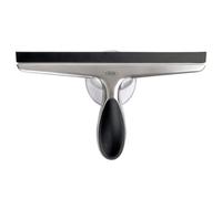 OXO Good Grips, Raclette de nettoyage en acier inoxydable, Raclette de salle de bain pour douche et sol, Gris, Noir