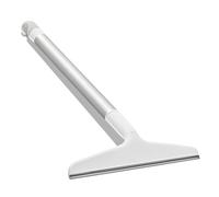 OXO Raclette télescopique Good Grips aluminium – Manche antirouille, tête silicone, sans traces