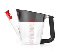 OXO Séparateur de graisse pour sauces et bouillons – bouchon OXO, bec verseur doseur 1 L