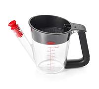 OXO Good Grips - Séparateur de graisse - Séparateur d'huiles et graisses pour sauces et bouillons avec bouchon OXO et bec verseur doseur 500 ml 500ml