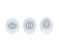 OXO Good Grips, Set de 3 crochets à ventouse pour salle de bain, Porte-rasoir, Porte-brosse à dents, Porte-serviettes, Transparent